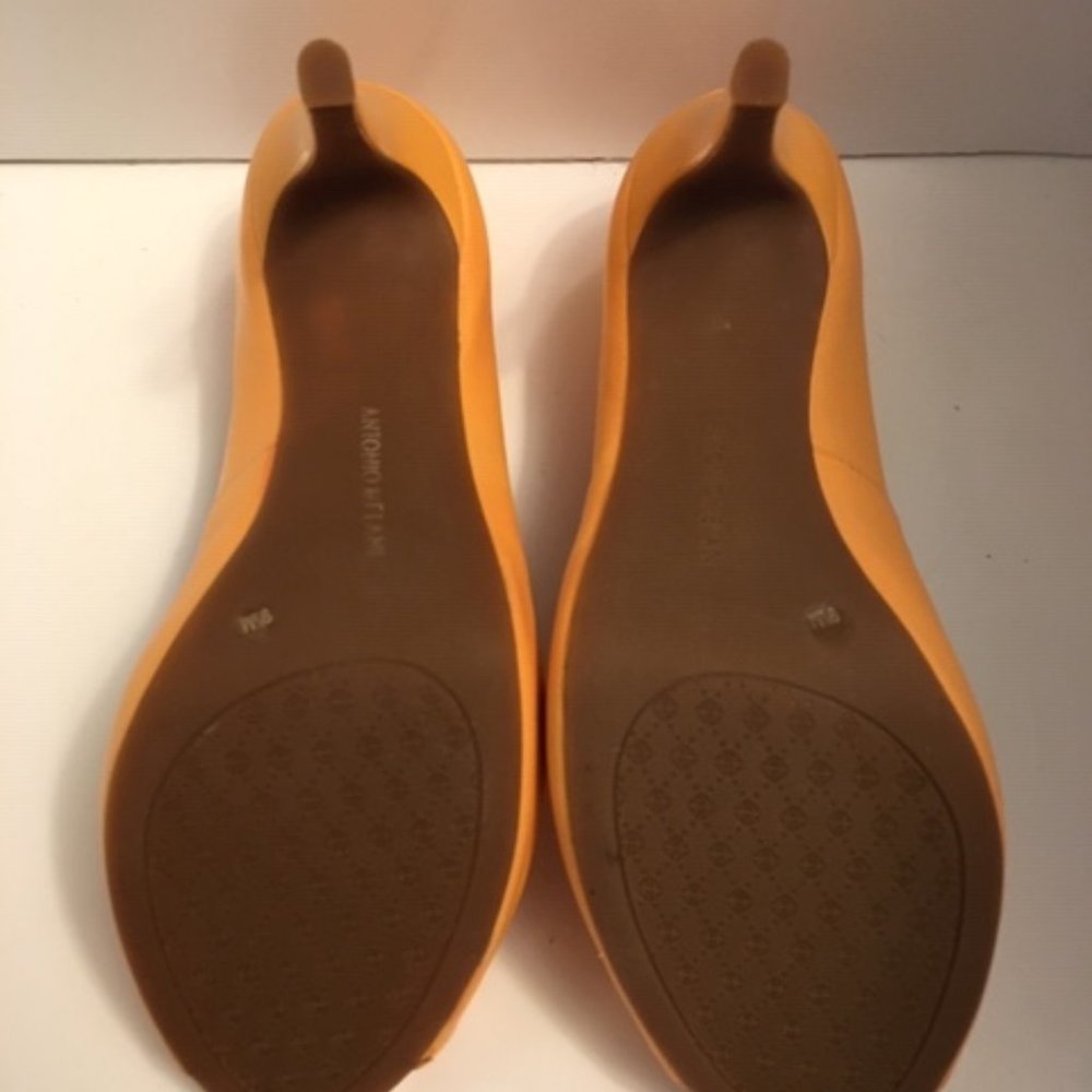 Antonio Melani Sz 9.5M Erika Orange Womens Heels